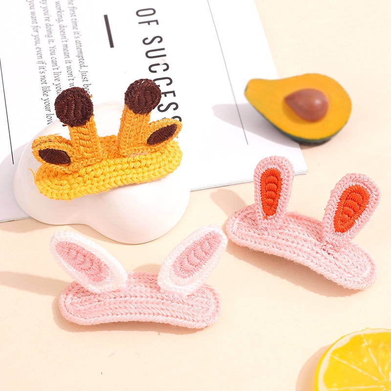 Kẹp Tóc BB Hình Tai Thỏ Hoạt Hình Phong Cách Hàn Quốc Cho Nữ