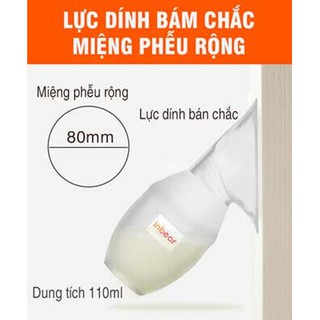 Cốc hứng sữa Silicone cao cấp Inbear Nature