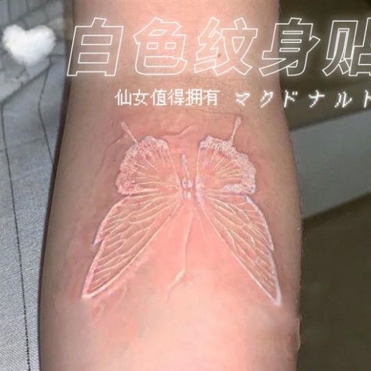 Hình xăm dán chống nước họa tiết bướm dễ thương cho nữ