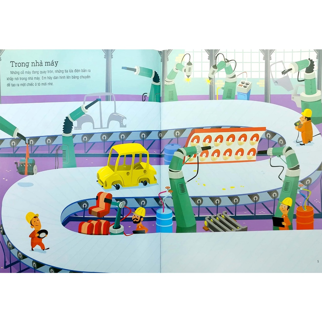 Sách Dán Hình Đầu Đời Cho Bé - Ô Tô - First Sticker Book