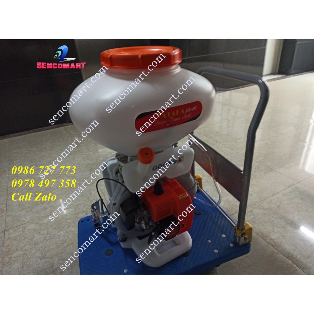 Máy phun rải hạt giống, máy xạ phân đa chức năng Yataka CS-26 chạy xăng 2 thì