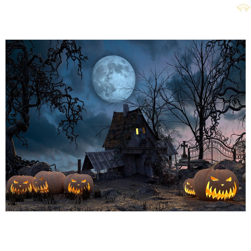Phông Nền Chụp Ảnh Chân Dung Chủ Đề Halloween Kích Thước 2.1 * 1.5m