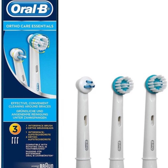 Đầu bàn chải Oral B dành cho răng niềng, hàng chuẩn Đức, mua tại siêu thị, đi air #oralb #hangchuanduc #rangnieng #ortho