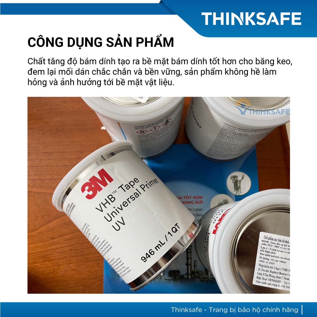 Chất tăng độ bám dính 3M 94 Primer 946ml - Thinksafe