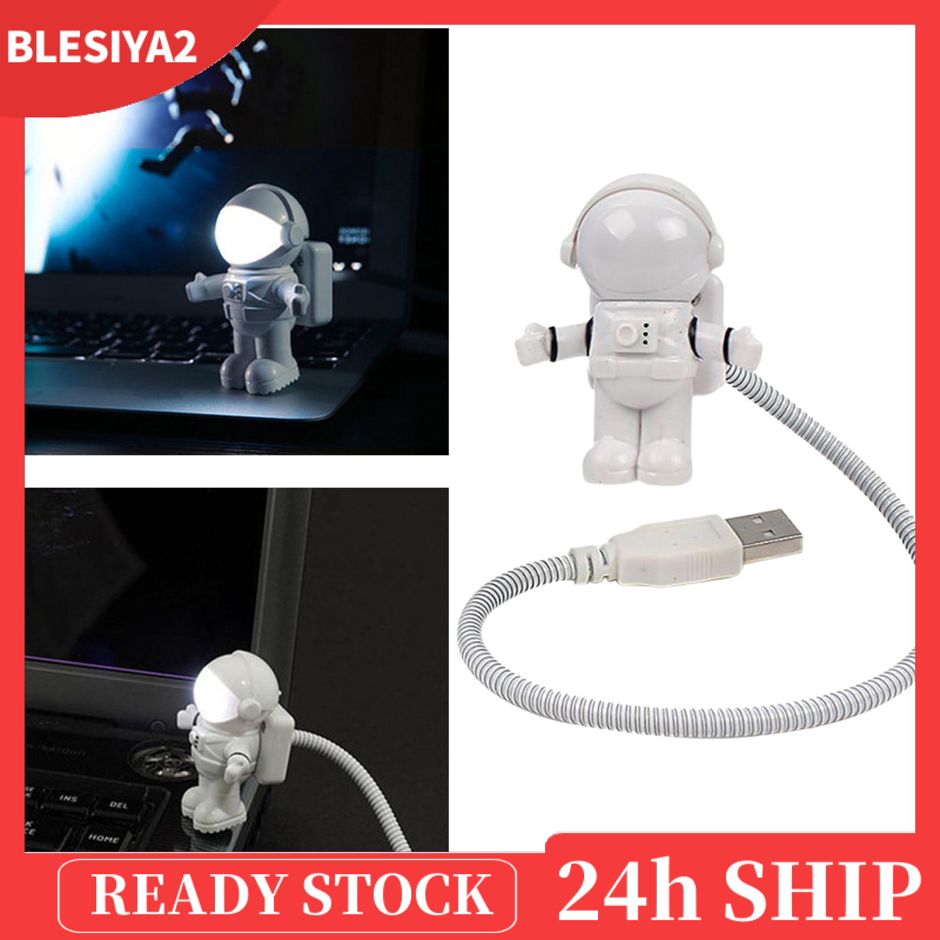 Đèn Đọc Sách Usb Hình Phi Hành Gia Chất Lượng Caoya2