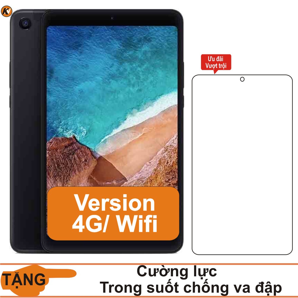 Máy tính bảng Xiaomi Mipad 4, Mi pad4, Mi pad 4 64GB Ram 4GB - (Phiên bản 4G/Wifi) + Cường lực - Hàng nhập khẩu