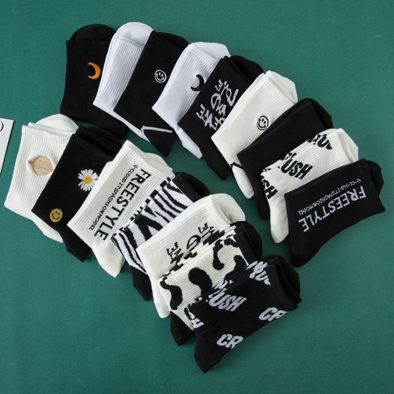 Tất cổ cao nam nữ vớ sneaker bắp chân hot trend cotton kháng khuẩn thời trang hàn quốc giá rẻ MRSOCKS