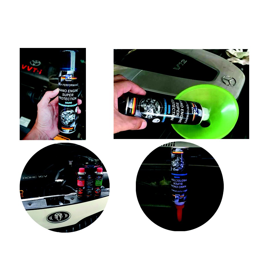 Nano bảo vệ động cơ cao cấp bluechem Nano Engine Super Protection 250 ml ducthanhauto