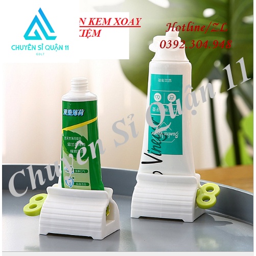 Dụng cụ nặn kem đánh răng dạng xoay tiện ích GD364-KepDR-xoay