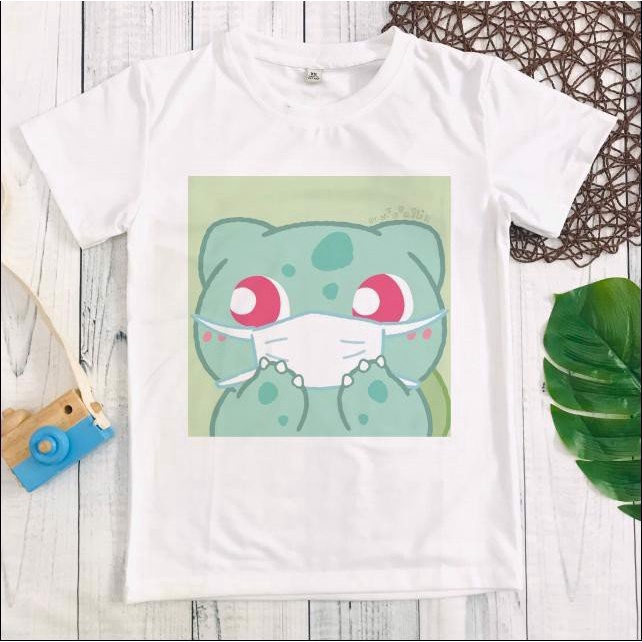 [nhiều mẫu lựa lựa] ÁO THUN HOẠT HÌNH DỄ THƯƠNG POKE TRẺ EM CHO CẢ GIA ĐÌNH AOMIVN V1812