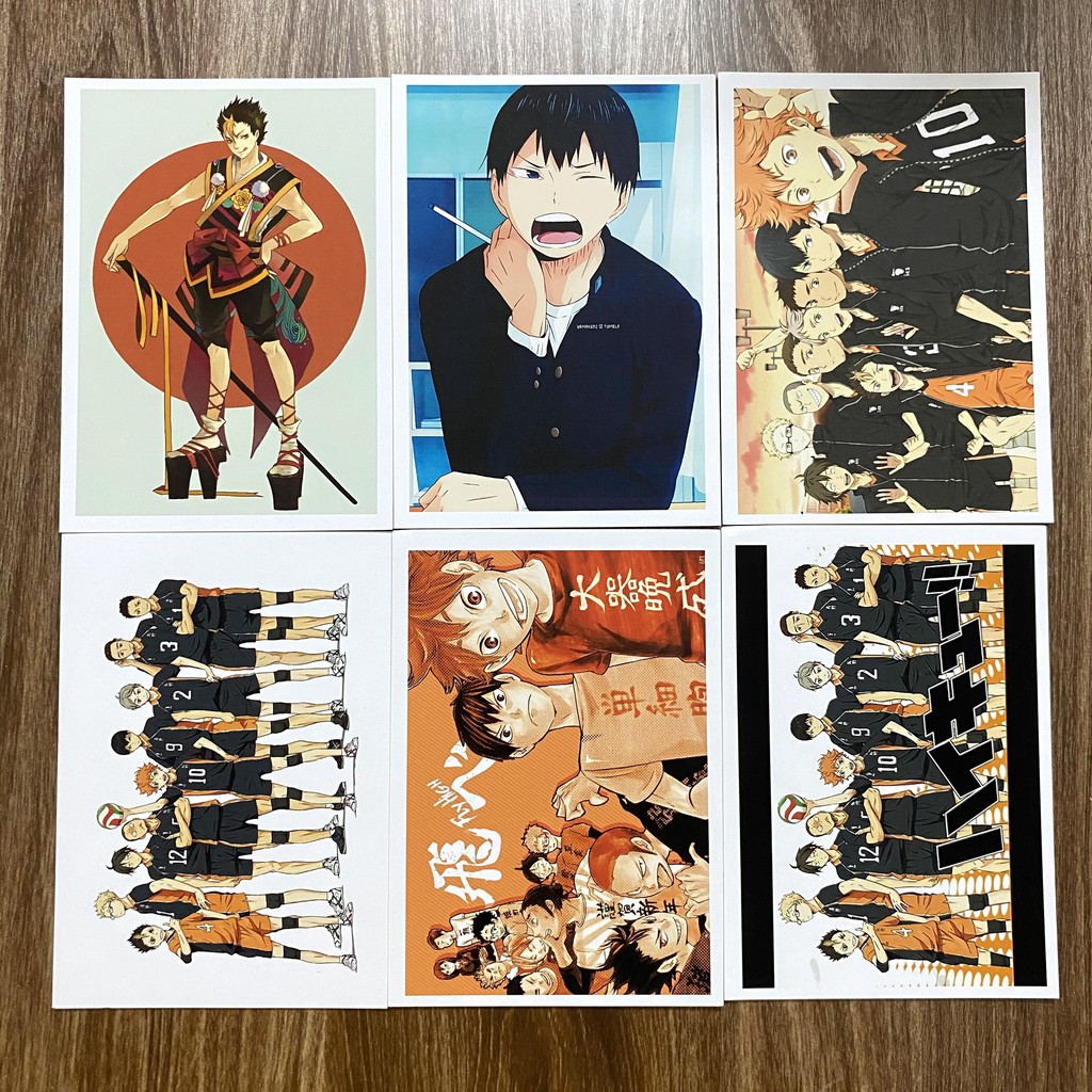 Bộ 20 tấm postcard Vua Bóng Chuyền Haikyuu!!!