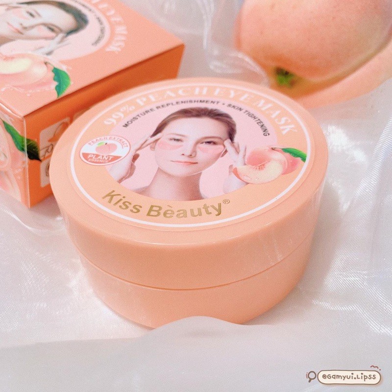 Mặt nạ mắt Kiss beauty 🍑MASK EYE KISS BEAUTY PEACH🍑 | BigBuy360 - bigbuy360.vn