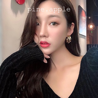 Khuyên tai kim loại tròn sang chảnh Hàn Quốc - FREESHIP - Hàng có sẵn (video+ ảnh thât) - HT3