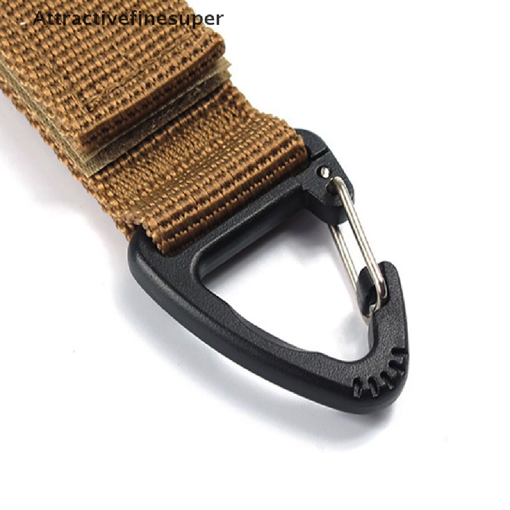 ASVN Outdoor Carabiner Nylon Tactical Backpack Key Hook Buckle System Buckle Hanging .