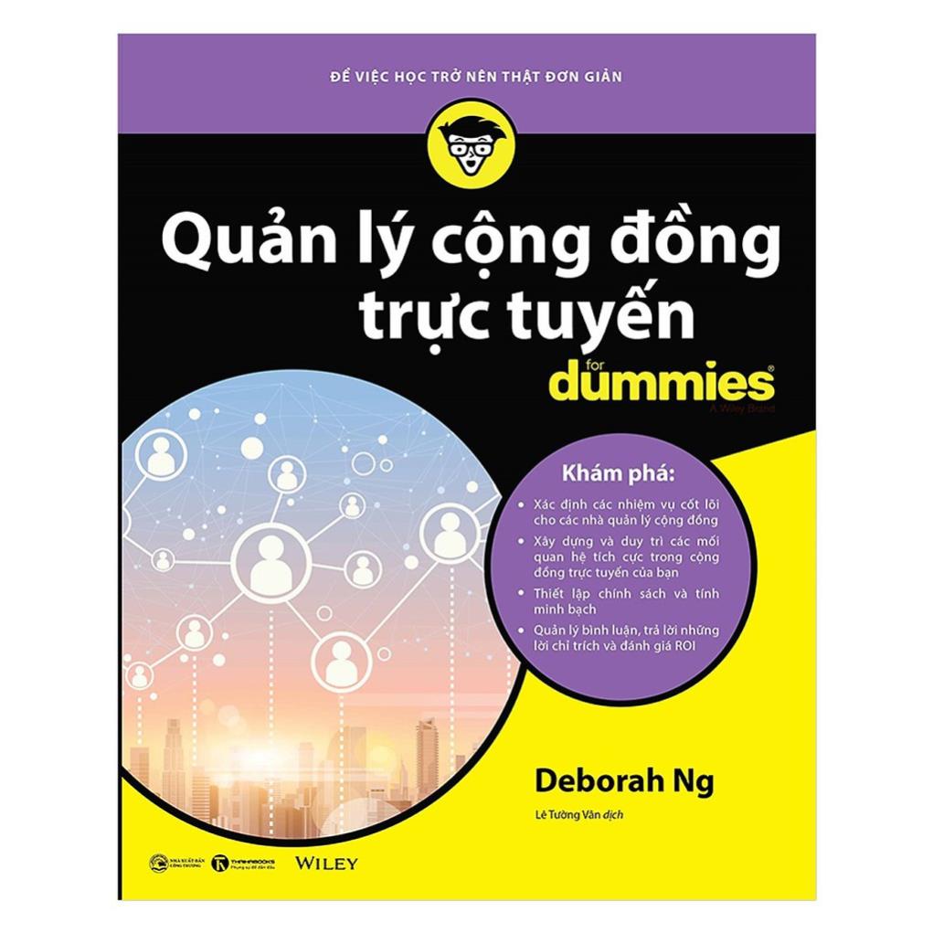 Sách - Quản lý cộng đồng trực tuyến for dummies - Thái Hà Books