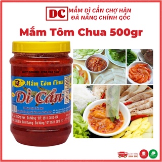 Mắm Tôm Chua Dì Cẩn hũ 500gr - chính gốc