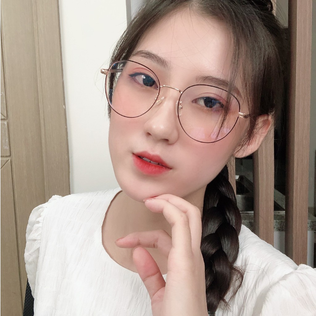 Gọng kính Titanium 85008DV thời trang cao cấp nam nữ siêu nhẹ siêu bền OURESS