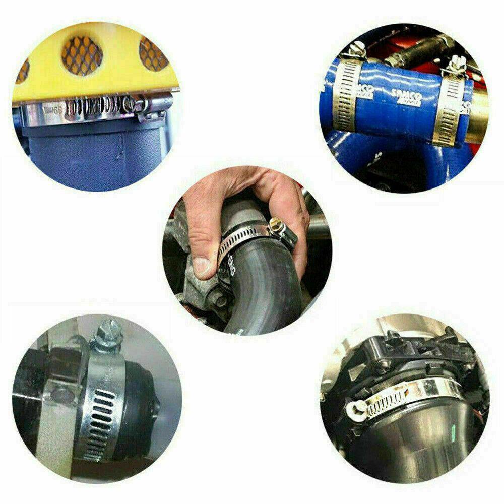 Bộ 91 Vòng Kẹp Ống Dẫn Nhiên Liệu Bằng Thép Không Gỉ Có Thể Điều Chỉnh