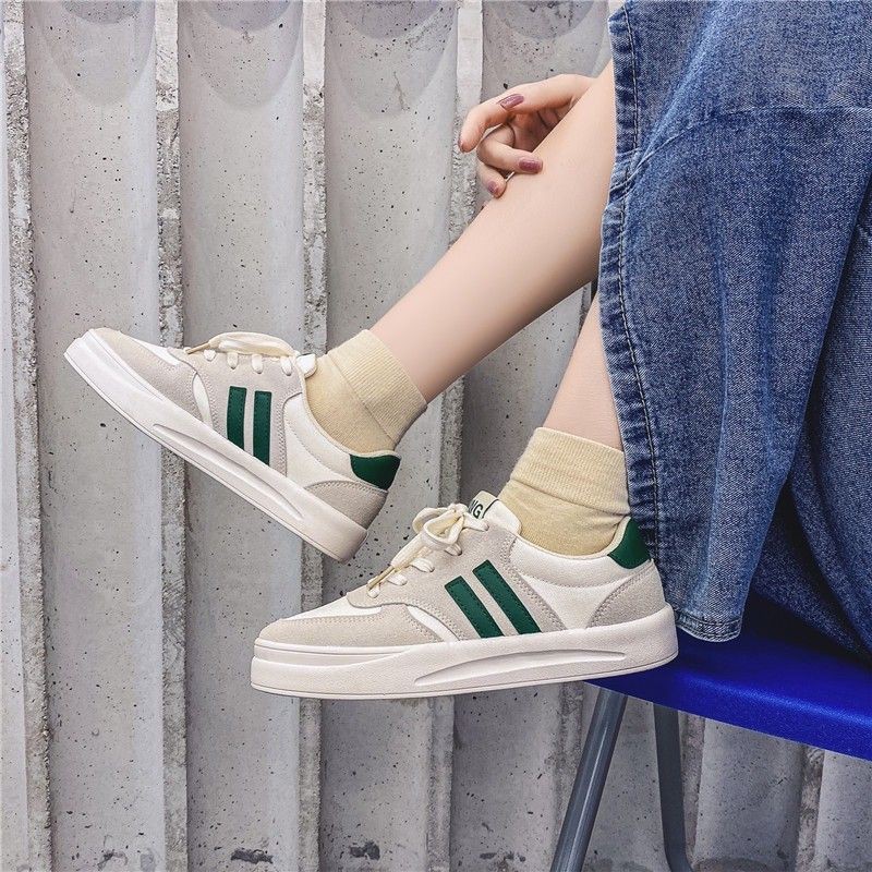 Giày thể thao nữ 2 màu trẻ trung nữ tính năng động kiểu dáng học sinh mới