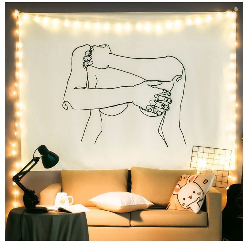 Thảm vải treo tường trang trí nhà cửa độc đáo