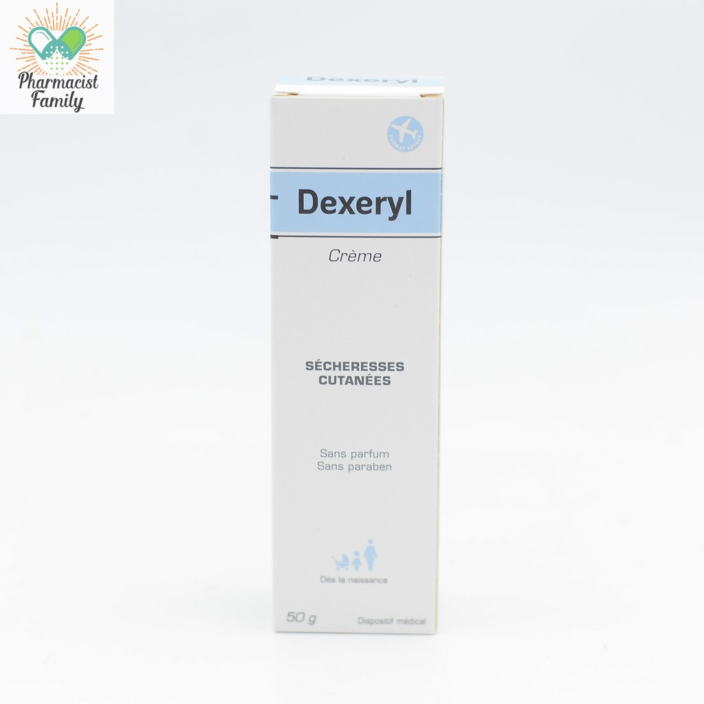 [Pháp] Kem Dưỡng Da Dexeryl Hỗ Trợ Cải Thiện Da Khô, Nứt Nẻ, 250g 50g