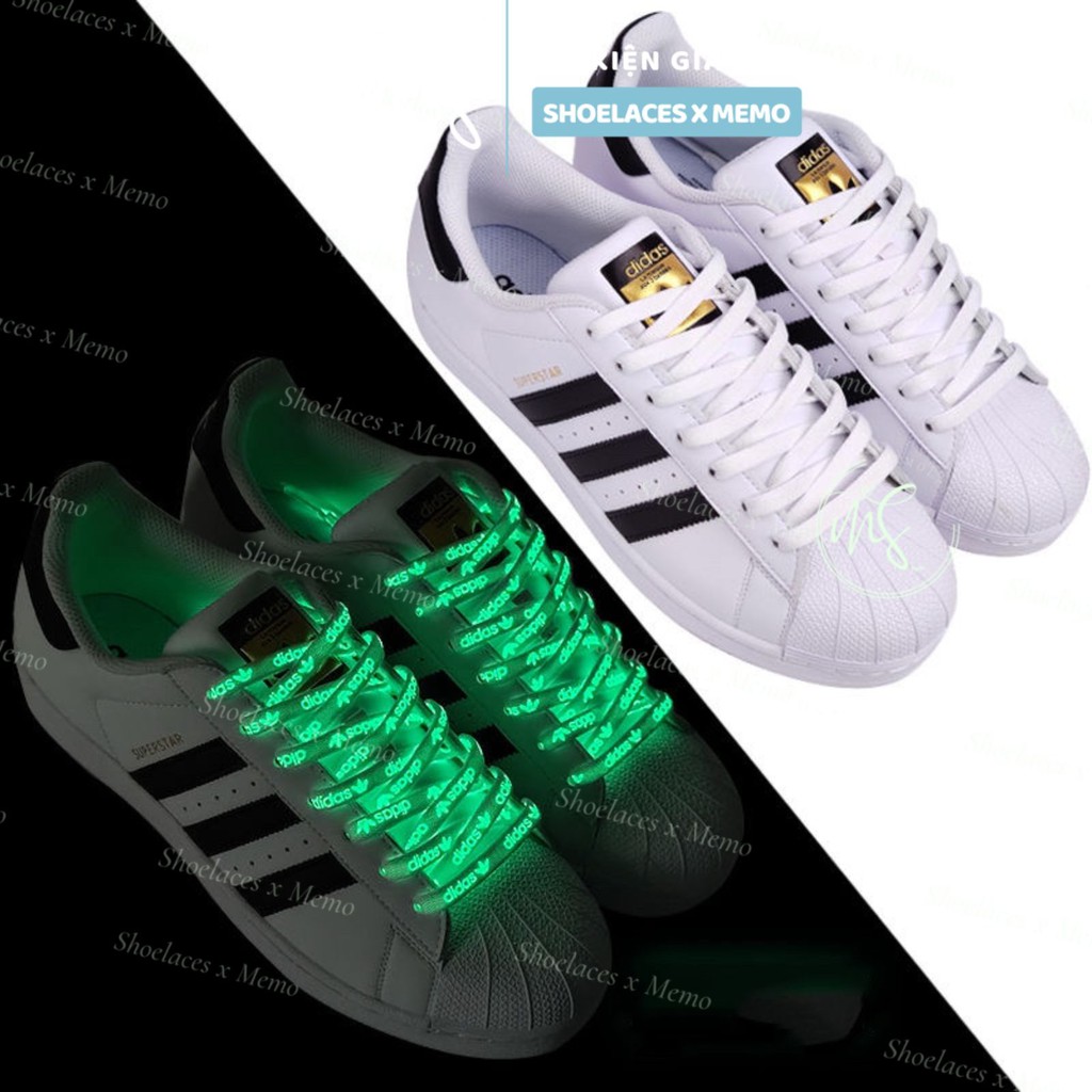 Dây Giày Adidas Hiệu Ứng Phát Sáng Dạ Quang Memolaces