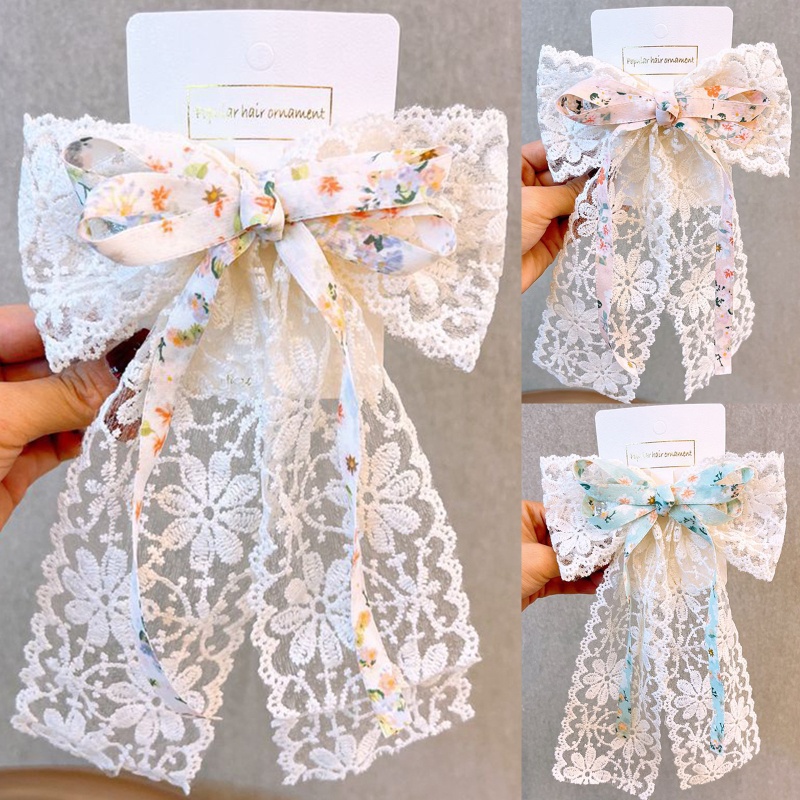 Kẹp Tóc Chống Trượt Nhiều Màu Sắc Phong Cách Lolita Dành Cho Cô Dâu