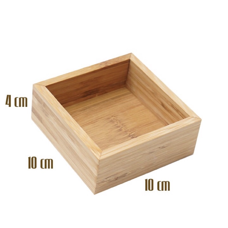 Khay gỗ đựng đồ đa năng, khay gỗ chia ngăn đựng trang sức