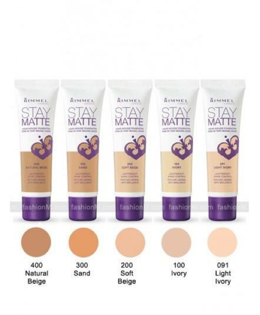 kem nền Rimmel Stay Matte  Liquid Mousse Foundation