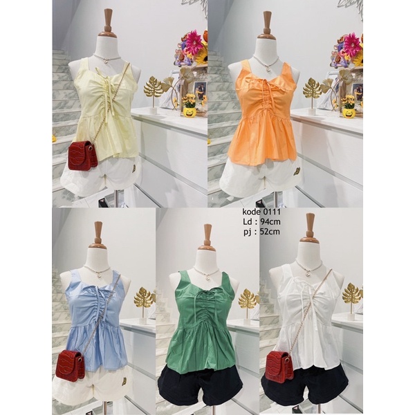 Hàng Đầu Nhập Khẩu della babydoll Áo Trơn Phong Cách Hàn Quốc Cho Nữ