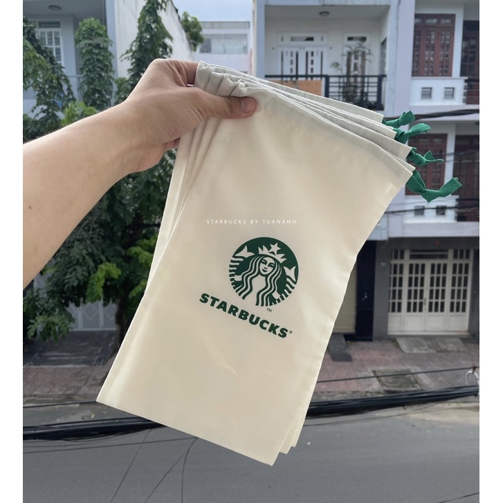 Túi Rút Đựng Bình Ly Starbucks Merch Bag