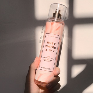 Xịt thơm cơ thể Rose Water Ivy - Bath & Body Works BBW BODY MIST