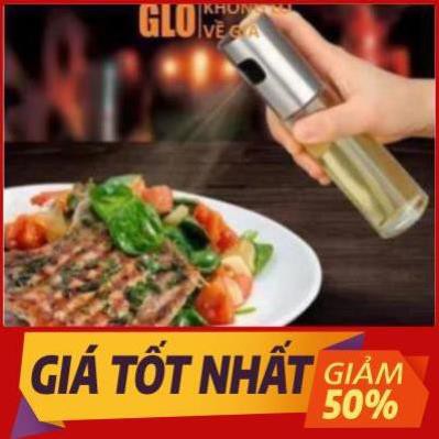 Chai Xịt Thủy Tinh Đựng Dầu 100ml Giúp Món Nướng Thơm Ngon Và Không Bị Khô