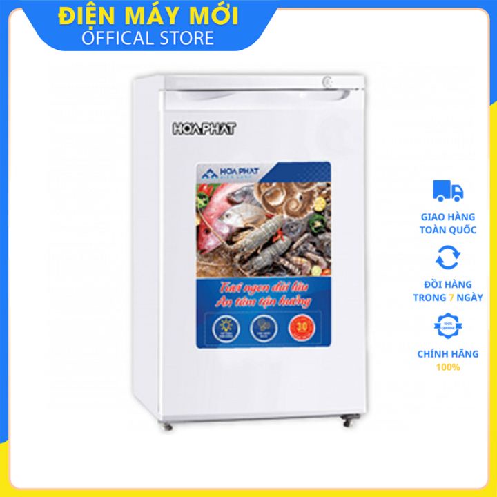 [FREESHIP NỘI THÀNH HN] Tủ đông đứng Hòa Phát HUF 300SR1 106 lít 4 ngăn-Hàng chính hãng