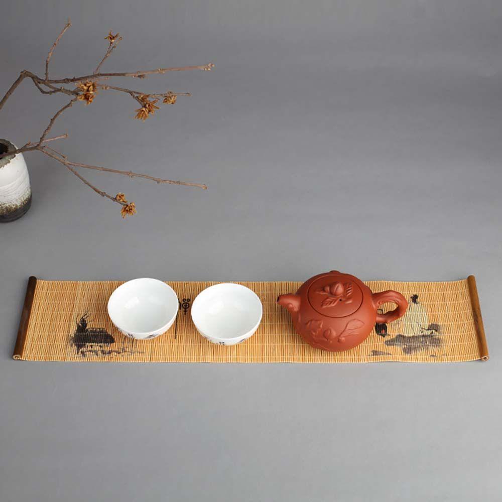 IVORY Khăn Trải Bàn Cách Nhiệt Chống Thấm Nước Phong Cách Trung Hoa