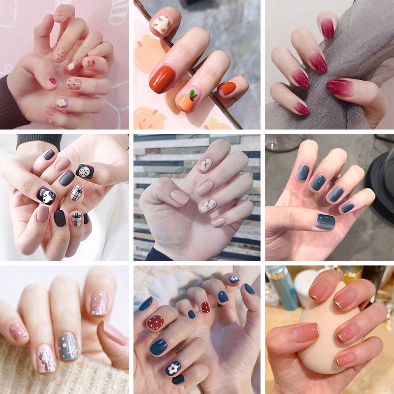 Bộ 24 cái móng tay giả trang trí nghệ thuật R021-R040