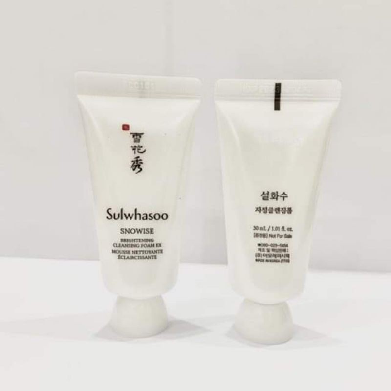 [ date 2024] Sữa rửa mặt bạch sâm trắng da Sulwhasoo bạch sâm 30ml