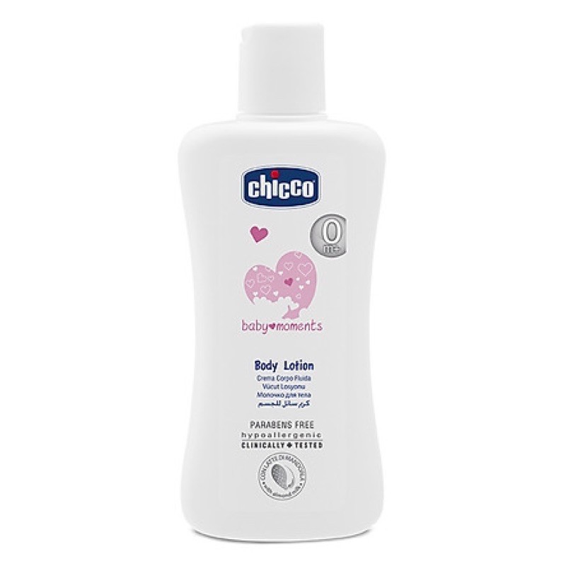 Sữa dưỡng thể (Body Lotion) chiết xuất hạnh nhân Chicco (0m+)