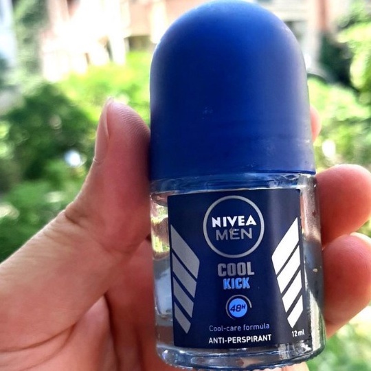 (12ml) Lăn ngăn mùi Nivea Men Cool Kick Mát Lạnh