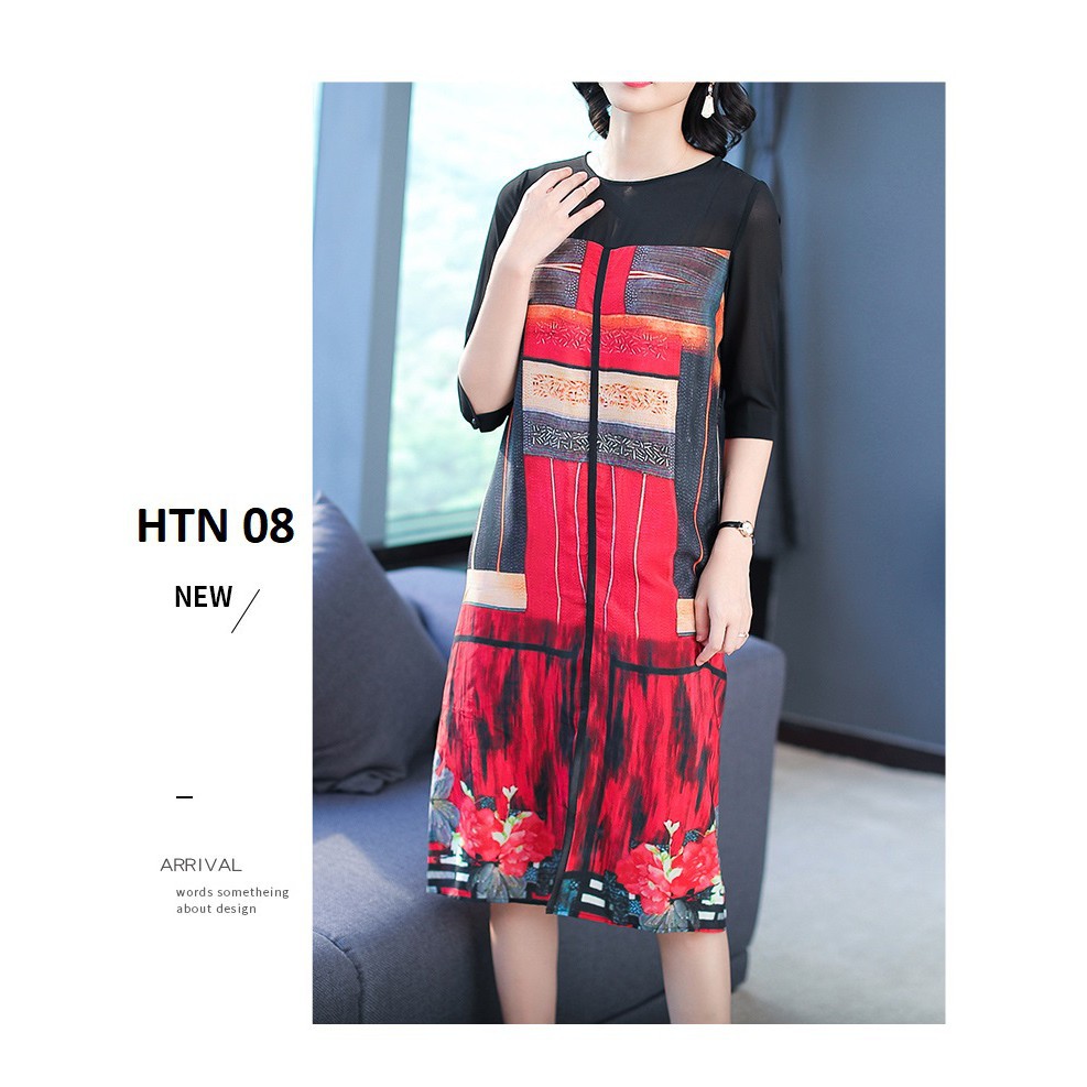 Siêu đẹp-Váy đầm trung niên cao cấp, duyên dáng, sang trọng - LH08