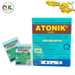 ATONIK 1.8SL (Thuốc kích thích nảy mầm, ra rễ, tăng sinh trưởng cây trồng) gói 10ml