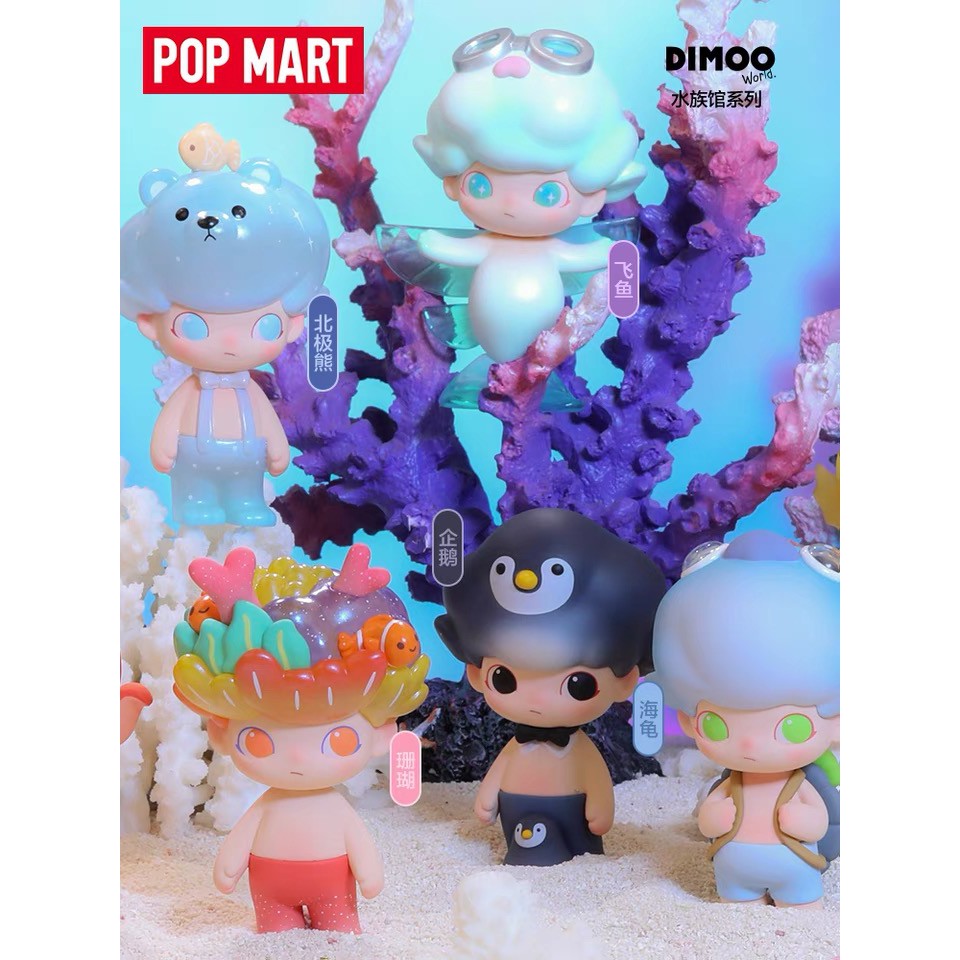 Búp Bê Popmart Dễ Thương Sưu Tầm Dòng Bể Cá Dimoo