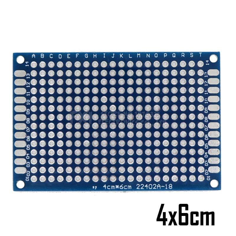 1 Bảng Mạch PCB Hai Mặt 2x8cm 3x7cm 4x6cm 5x7cm 7x9cm 4 * 6cm
