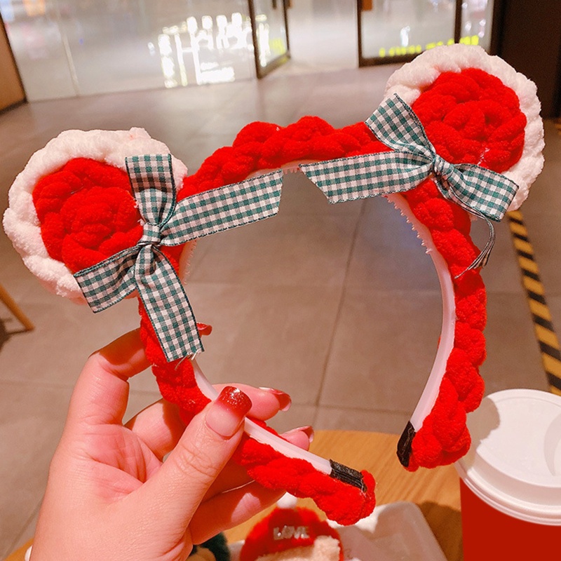 Kẹp Tóc Hình Tai Gấu Dễ Thương