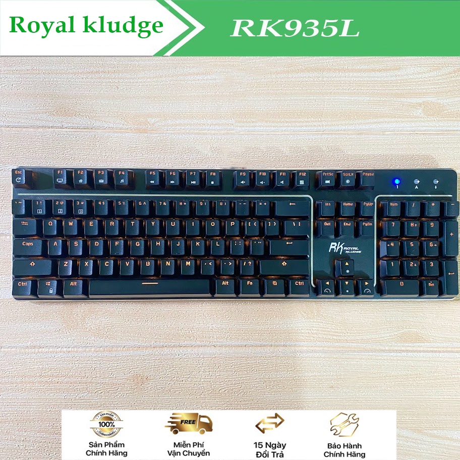 Bàn Phím Cơ Royal Kludge RK935L Cơ Quang Blue Switch Siêu Bền