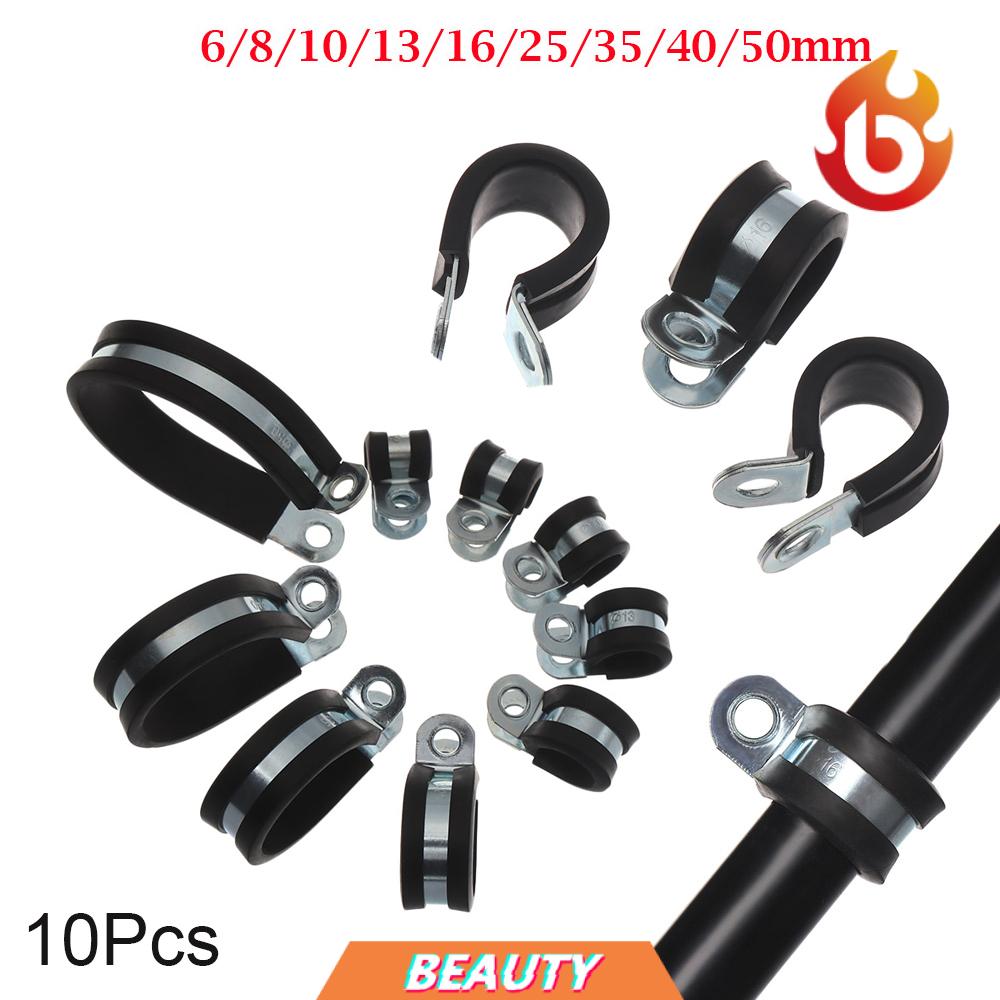 Set 10 Kẹp Cố Định Ống Nước Bằng Kim Loại Chất Lượng Cao