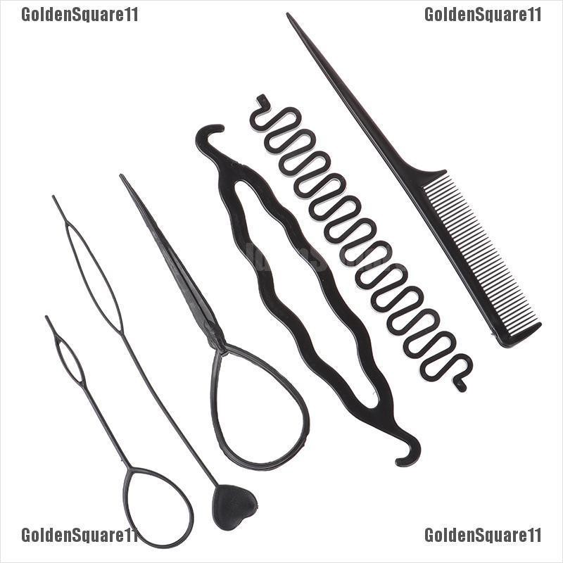 [Hàng mới về] Bộ 6 dụng cụ uốn bện tạo kiểu tóc xoăn cho trẻ em