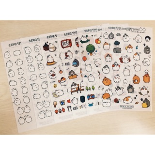 Sticker thỏ MOLANG