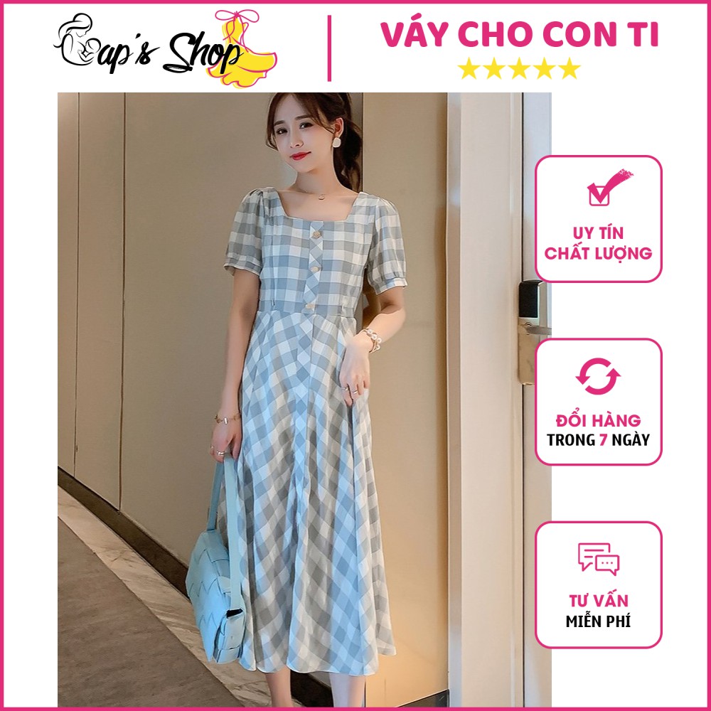 Váy cho con ti, chất mềm mát + sau sinh cho con bú mùa hè