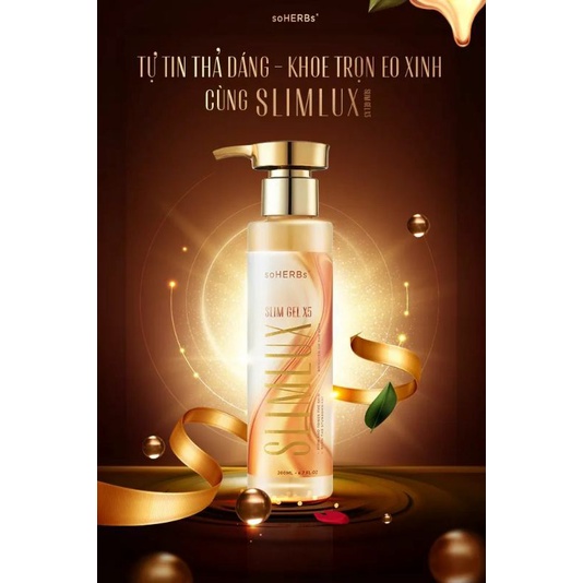 SLIMLUX - GEL TAN MỠ X5